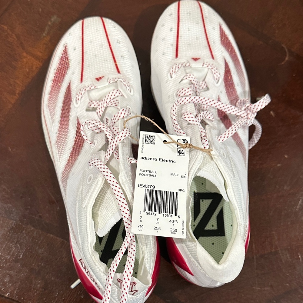 Adidas Adizero Electric Kids Shoes - White and Red